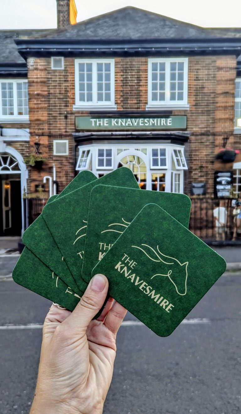 Logo design for The Knavesmire pub, York